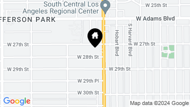 Map of 2023 W 28th Street, Los Angeles CA, 90018