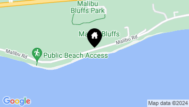 Map of 24216 Malibu Road, Malibu CA, 90265