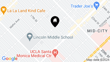 Map of 1108 18th Street 7, Santa Monica CA, 90403
