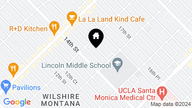 Map of 930 15th Street 2, Santa Monica CA, 90403