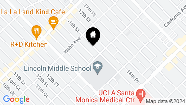 Map of 948 16th Street A, Santa Monica CA, 90403