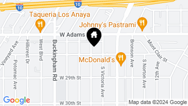 Map of 2640 Somerset Drive, Los Angeles CA, 90016
