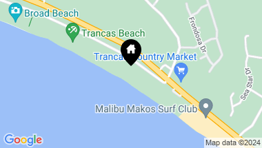 Map of 0 Broad Beach Road, Malibu CA, 90265