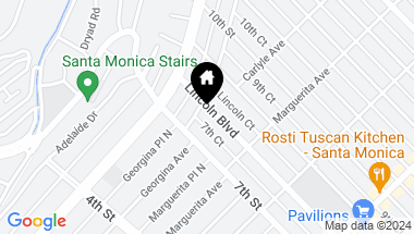 Map of 410 LINCOLN Boulevard, Santa Monica CA, 90402
