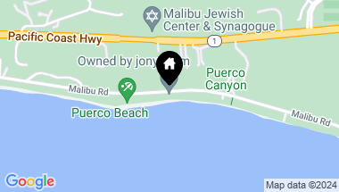 Map of 24844 Malibu Road, Malibu CA, 90265