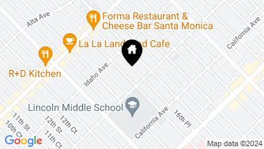 Map of 943 16th Street 1, Santa Monica CA, 90403