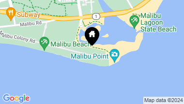 Map of 23401 MALIBU COLONY RD, MALIBU CA, 90265