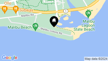 Map of 23445 Malibu Colony Rd, Malibu CA, 90265