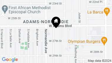 Map of 2618 Kenwood Ave, Los Angeles CA, 90007