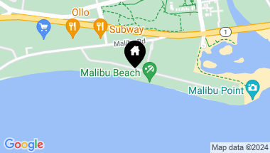 Map of 23614 Malibu Colony Road, MALIBU CA, 90265