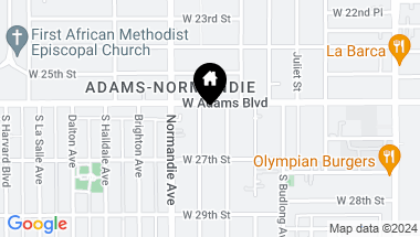 Map of 2610 Kenwood Ave, Los Angeles CA, 90007
