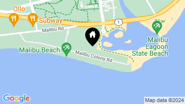 Map of 23457 Malibu Colony Rd Unit: 87A, Malibu CA, 90265