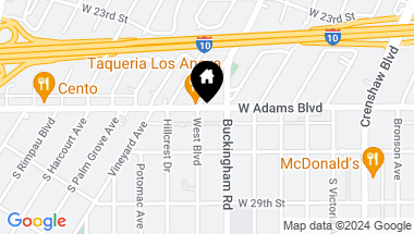 Map of 4626 W Adams Boulevard, Los Angeles CA, 90016