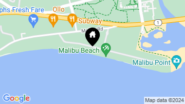 Map of 23622 Malibu Colony Rd, Malibu CA, 90265