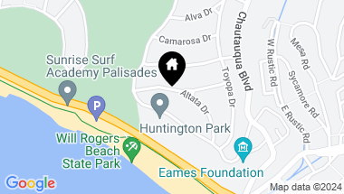 Map of 15030 Altata Dr, Pacific Palisades CA, 90272