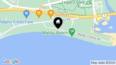 Map of 23648 Malibu Colony Rd, Malibu CA, 90265