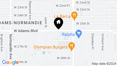 Map of 1470 W Adams Blvd, Los Angeles CA, 90007