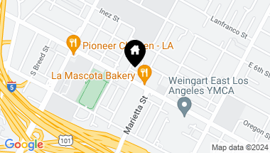 Map of 2635 Whittier Boulevard, Los Angeles CA, 90023