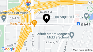 Map of 4600 E 3rd Street, Los Angeles CA, 90022