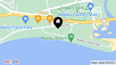 Map of 23649 Malibu Colony Rd, Malibu CA, 90265