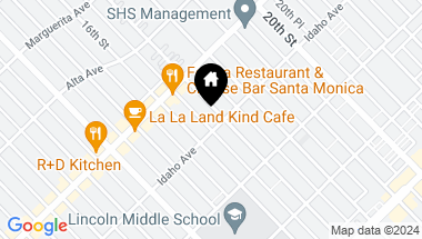 Map of 852 17th Street, Santa Monica CA, 90403