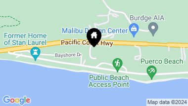 Map of 25142 Pacific Coast Hwy, Malibu CA, 90265