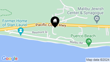Map of 25142 Pacific Coast Highway, Malibu CA, 90265