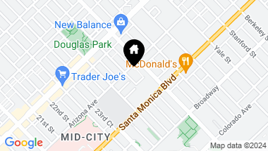Map of 2510 Arizona Avenue 5, Santa Monica CA, 90404
