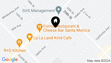Map of 848 18th St, Santa Monica CA, 90403