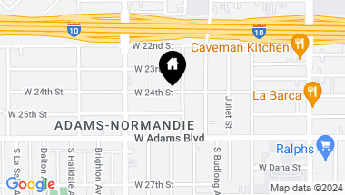 Map of 1616 West 24th Street, LOS ANGELES CA, 90007