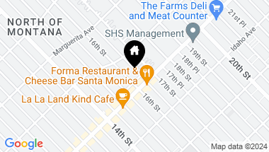Map of 721 16TH Street, Santa Monica CA, 90402