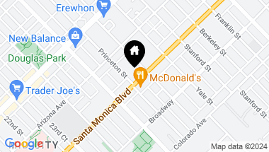 Map of 2709 Santa Monica Boulevard, Santa Monica CA, 90404