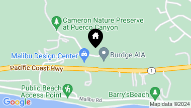 Map of 3874 PUERCO CANYON Road, Malibu CA, 90265
