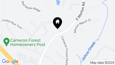 Map of 5340 Cameron Forest Parkway, Johns Creek GA, 30022