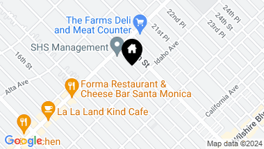 Map of 847 19th Street, Santa Monica CA, 90403