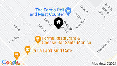 Map of 828 19th Street D, Santa Monica CA, 90403