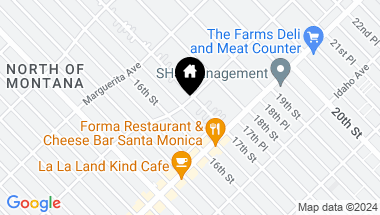 Map of 1628 Alta Avenue, Santa Monica CA, 90402