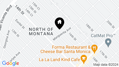 Map of 457 15th Street, Santa Monica CA, 90402