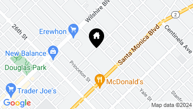 Map of 2824 Arizona Avenue 2, Santa Monica CA, 90404