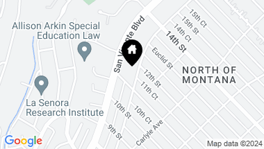 Map of 1115 Georgina Ave, Santa Monica CA, 90402