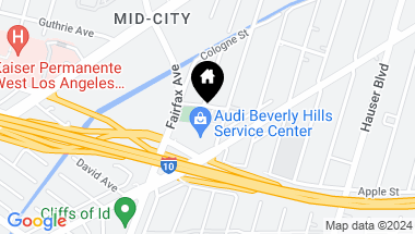 Map of 5720 S Glennie Lane G, Los Angeles CA, 90016