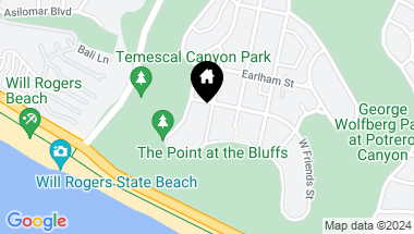 Map of 335 Beirut Ave, Pacific Palisades CA, 90272