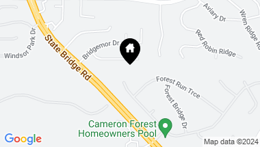 Map of 4985 Cameron Forest Parkway, Johns Creek GA, 30022