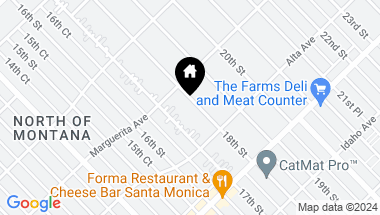 Map of 528 18th Street, Santa Monica CA, 90402