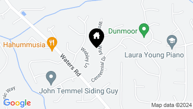 Map of 210 Woodbury Way, Alpharetta GA, 30022