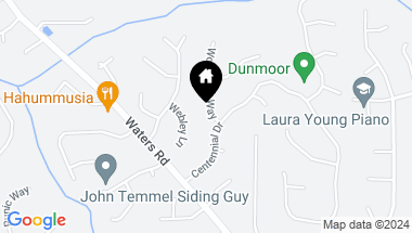 Map of 210 Woodbury Way, Alpharetta GA, 30022