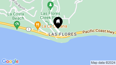Map of 3945 Las Flores Canyon Rd, Malibu CA, 90265