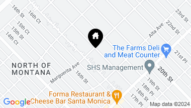 Map of 510 18th Street, Santa Monica CA, 90402