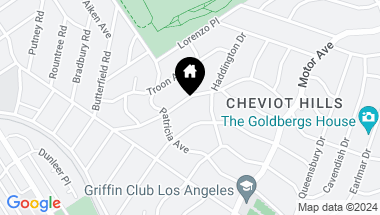 Map of 10436 Cheviot Drive, Los Angeles CA, 90064