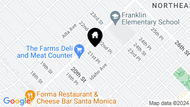 Map of 824 22nd Street, Santa Monica CA, 90403